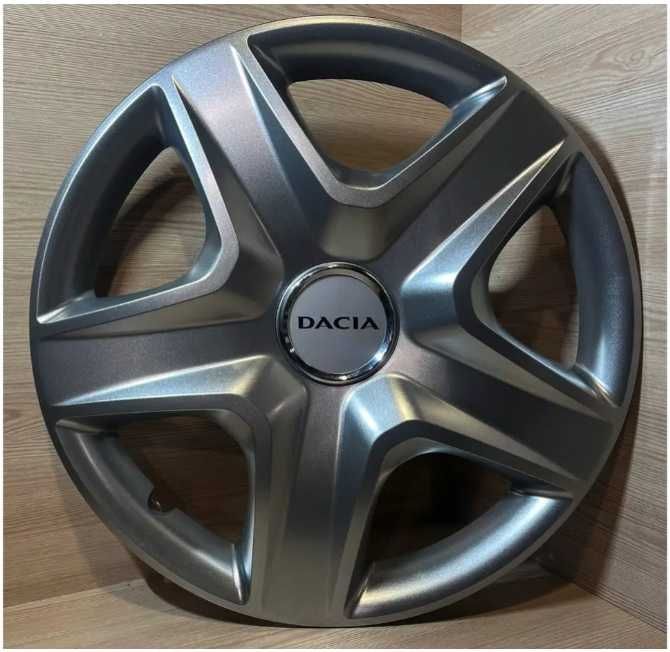 Ковпаки на колеса DACIA R14 (комплект 4 шт. + 4 емблеми)