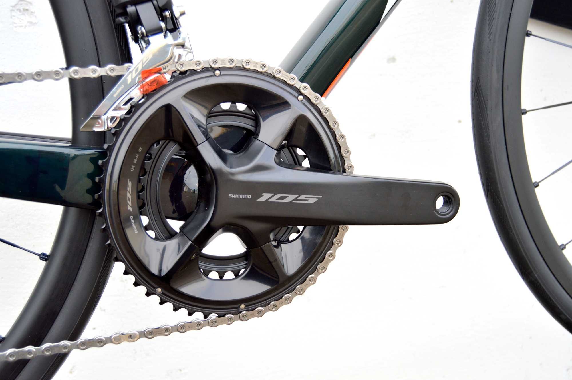 FV23% Przebieg 5km KTM Revelator Alto Elite Di2 elektronika 2x12 XL