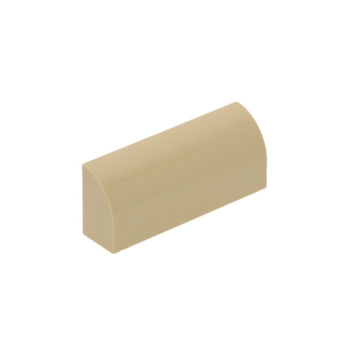 LEGO 6191 Skos 1 x 4 x 1 1/3 Zaokrąglony Tan 1 szt.