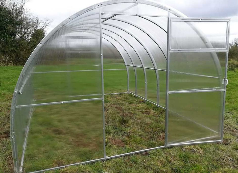 Szklarnia z poliwęglanu 3x4 3x6 3x8 3x10 3x12m pr. 40x20/20x20mm 4-6mm