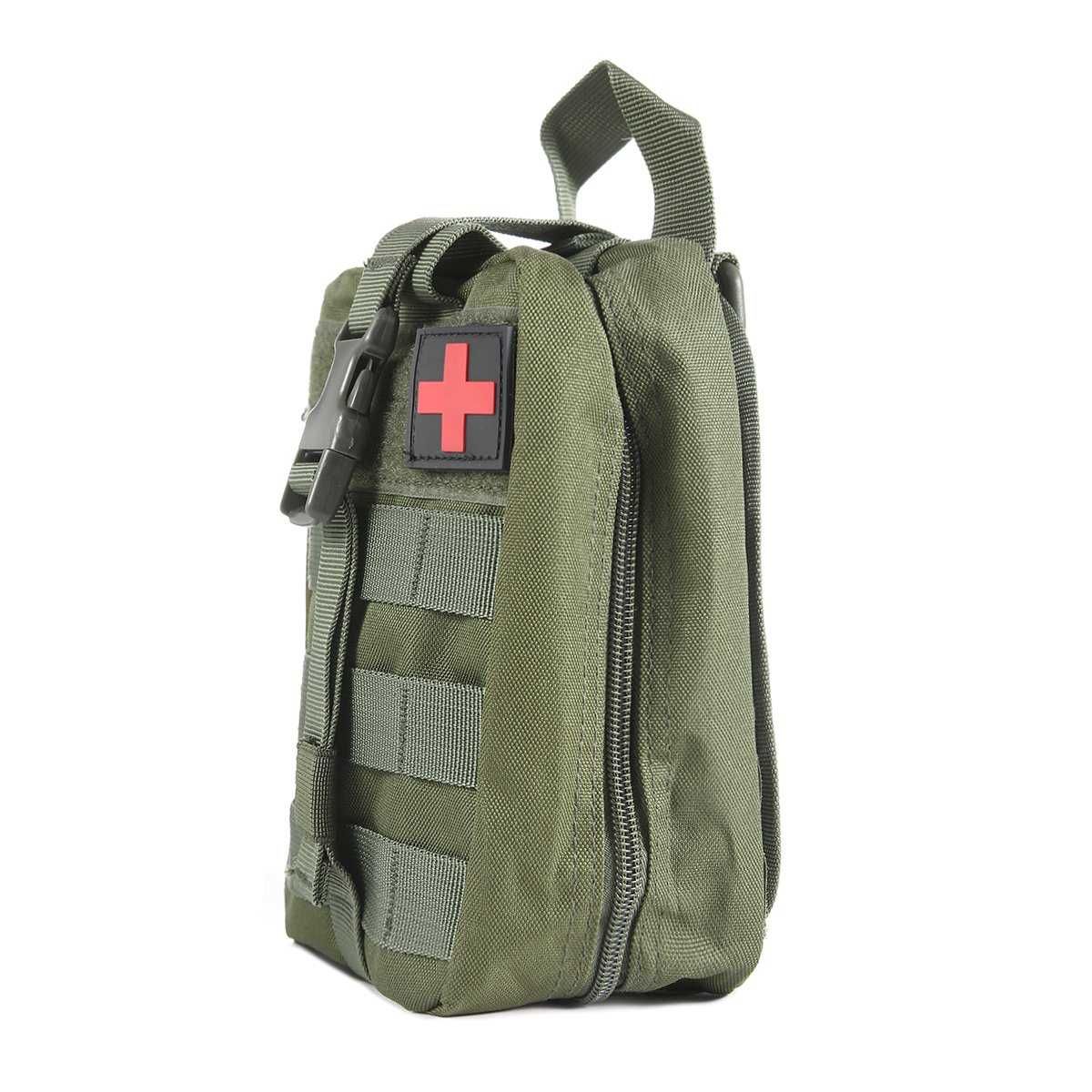 1000x Apteczka wojskowa torba taktyczna plecak IFAK MOLLE pasa ZIELEŃ