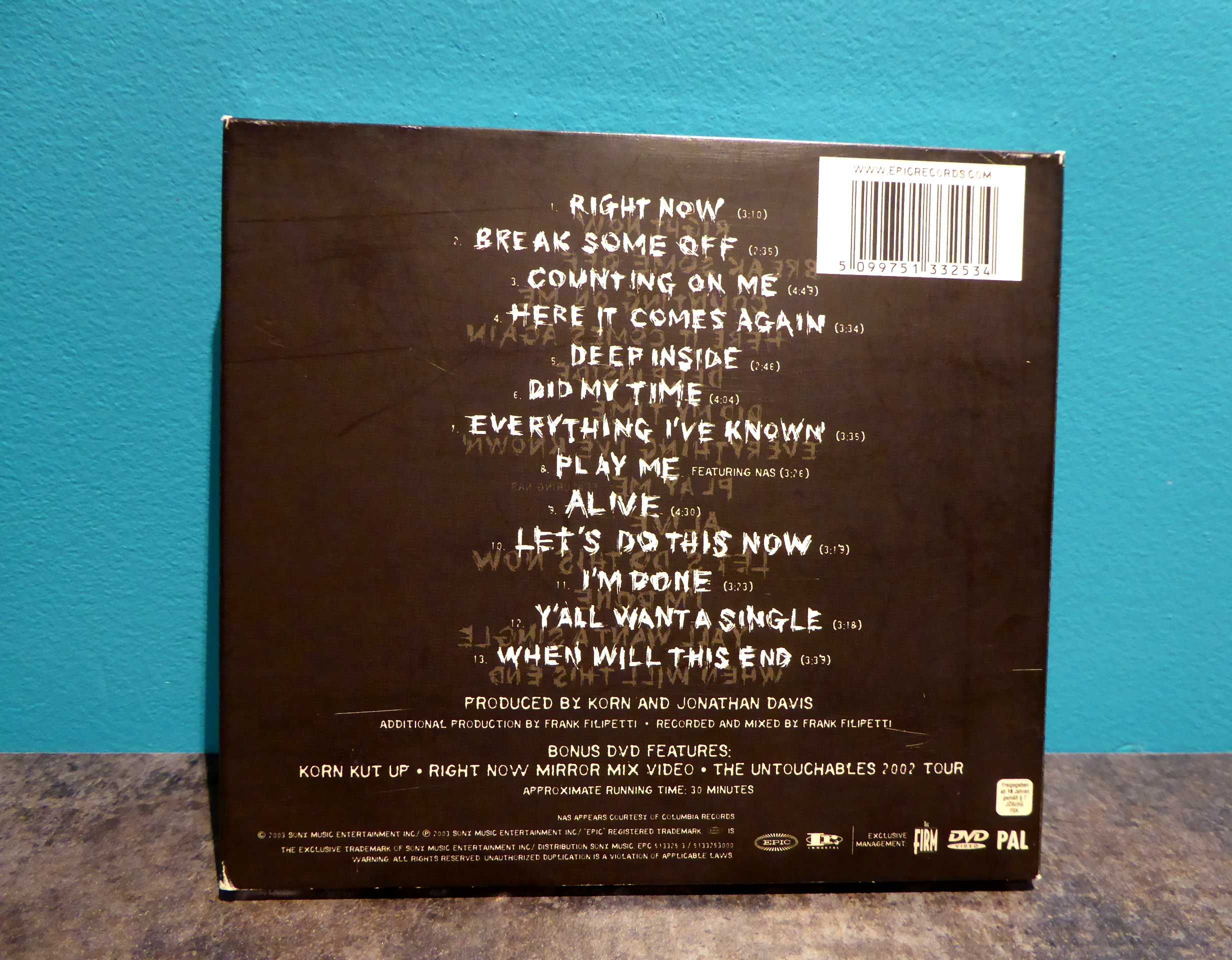 KORN - Take A Look In The Mirror - Special Edition CD/DVD Digipack