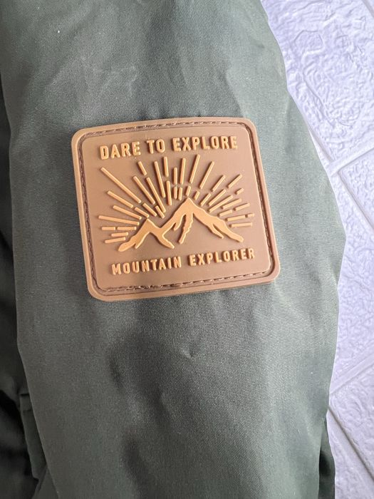 Курточка зимова, парка на овчині, зима. На хлопчика 9-18 м