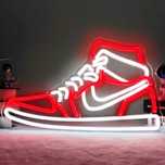 Neon led but czerwony