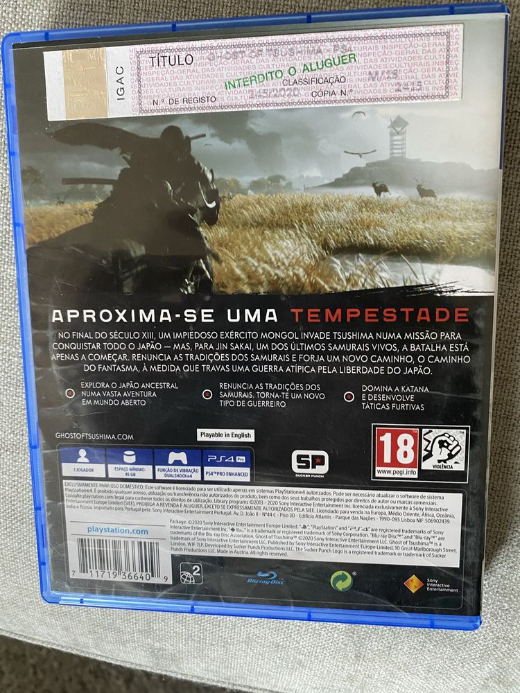 Ghost of tsushima ps4