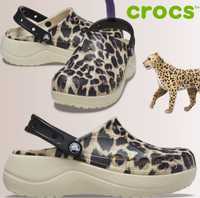 Леопардовые леопардові крокси кроксы animal Crocs 39 40