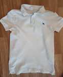 Koszulka biała polo 134 H&M