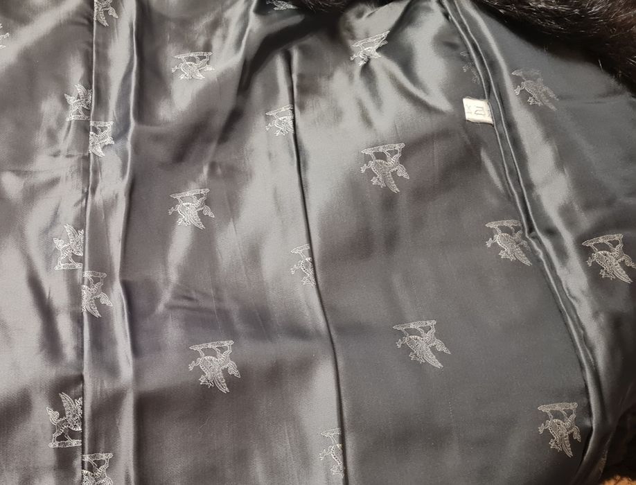 Piękne futro czarne z nutrii, marka RZF, rozm. 48