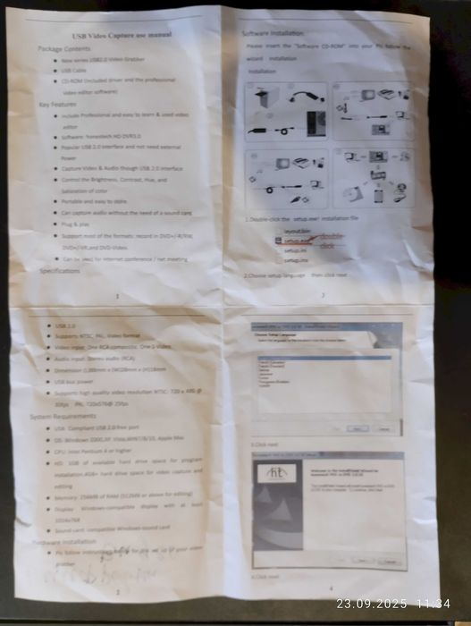 Видеомагнитофон модуль видеозахвата оцифровка бабинный магнитофон