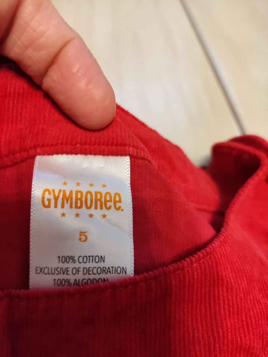 Sztruksowa sukienka Gymboree 4/5 lat
