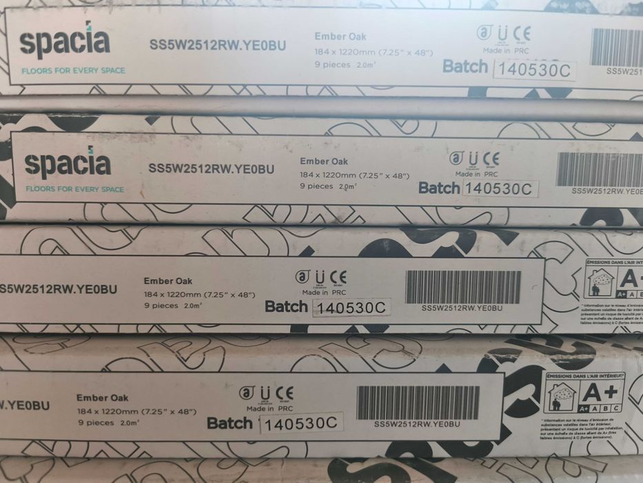 Panele Winylowe Spacia Ember Oak  46 metrów kwadratowych