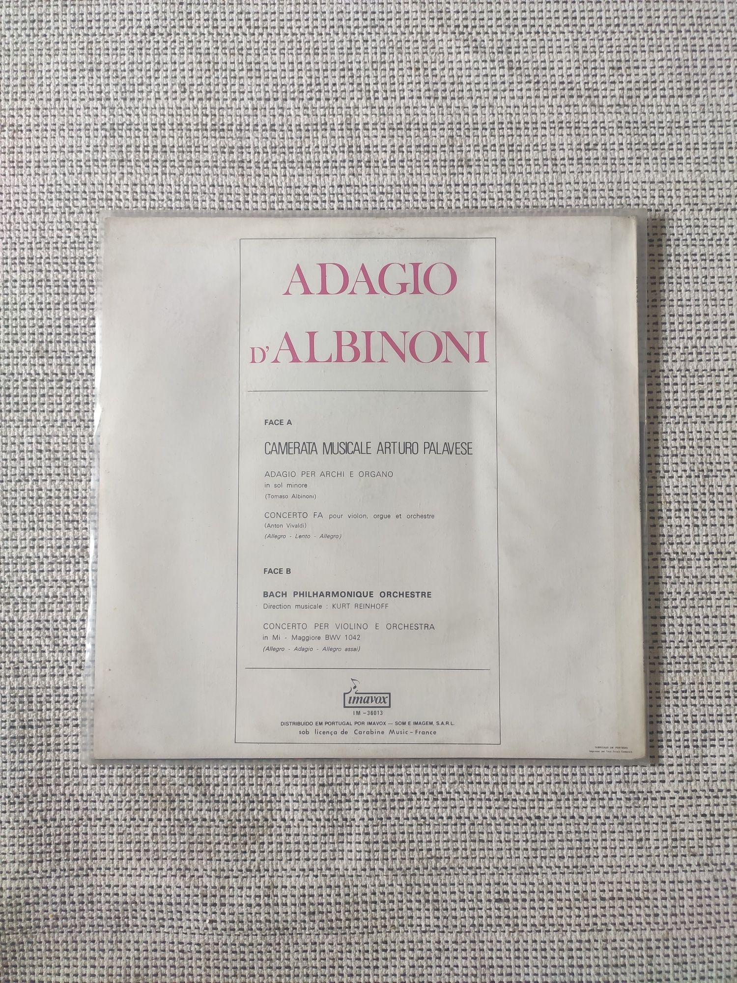 Vinil - Adagio d'Albinoni

CAMERATA MUSICALE ARTURO PALAVESE

Chorus 3