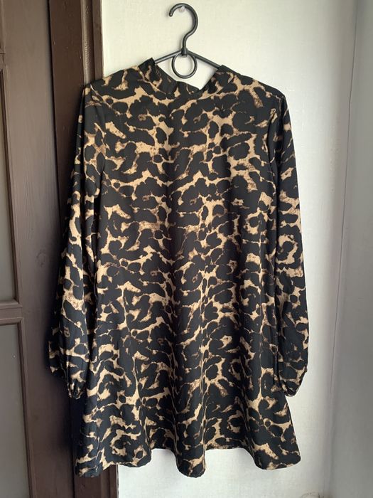 Платье леопардовое