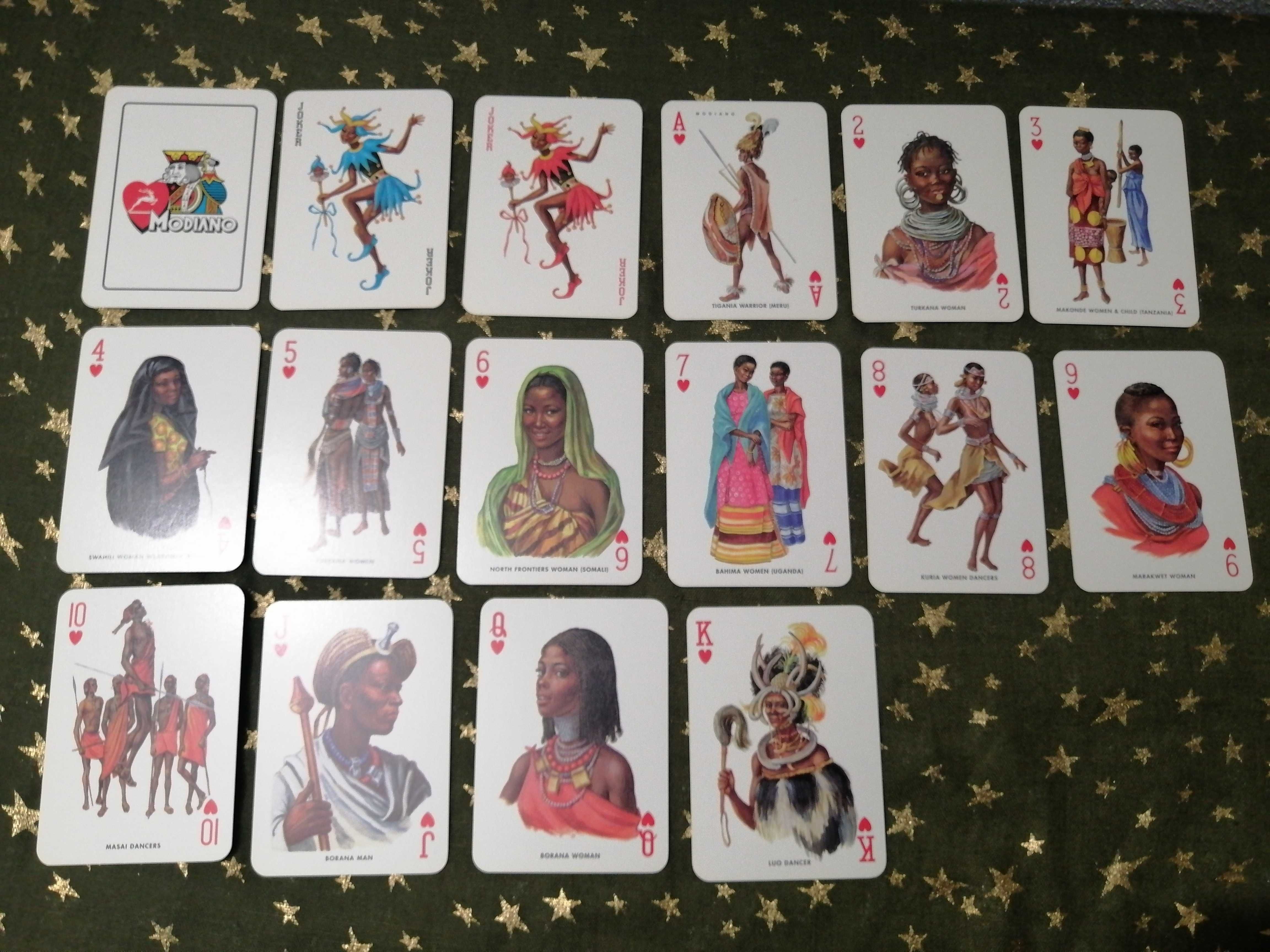 Cartas Modiano Poker Tribo Africana