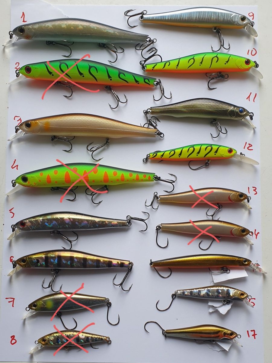 Воблеры Minnow ZipBaits OSP Jackall