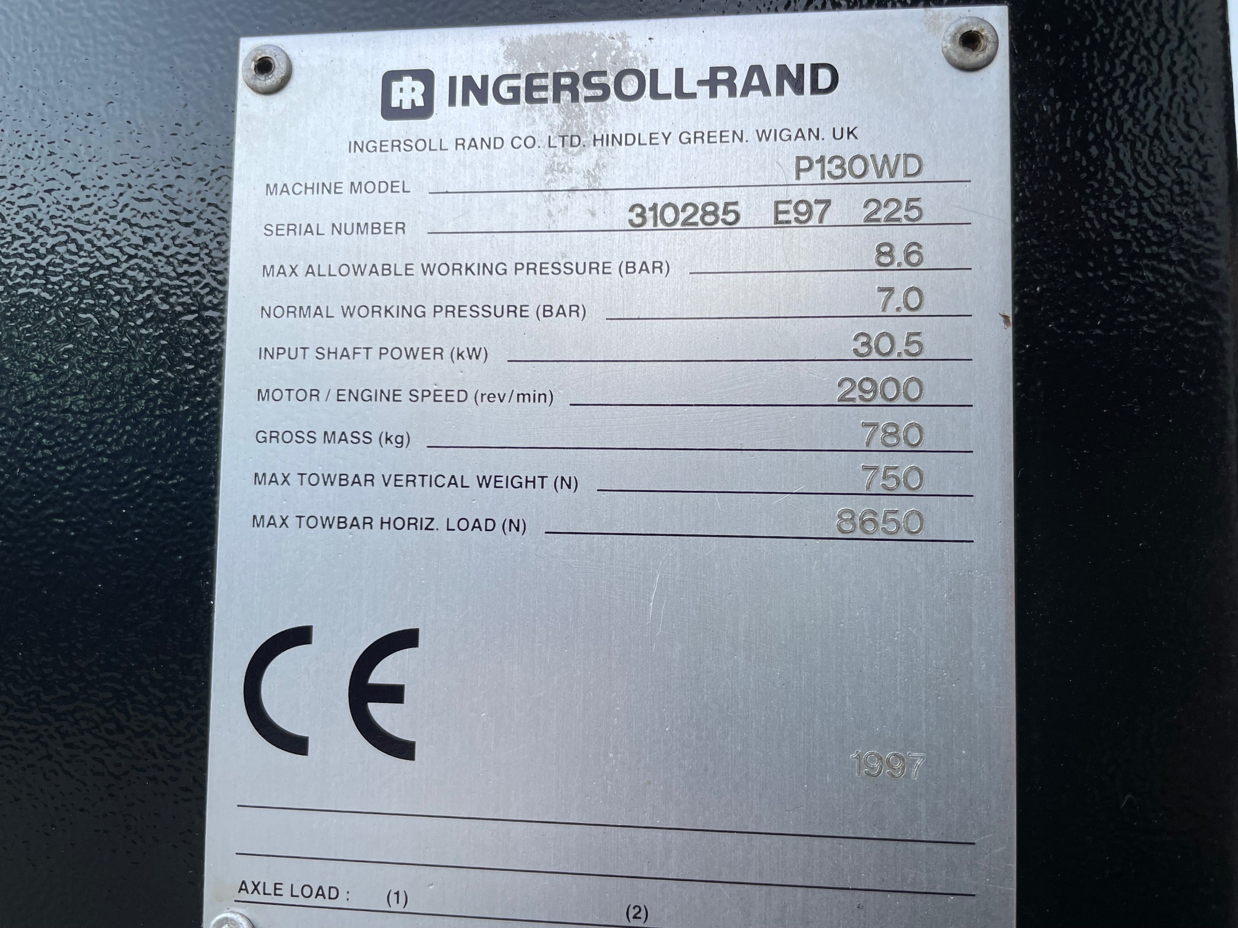 Kompresor śrubowy sprężarka spalinowa Ingersoll-Rand