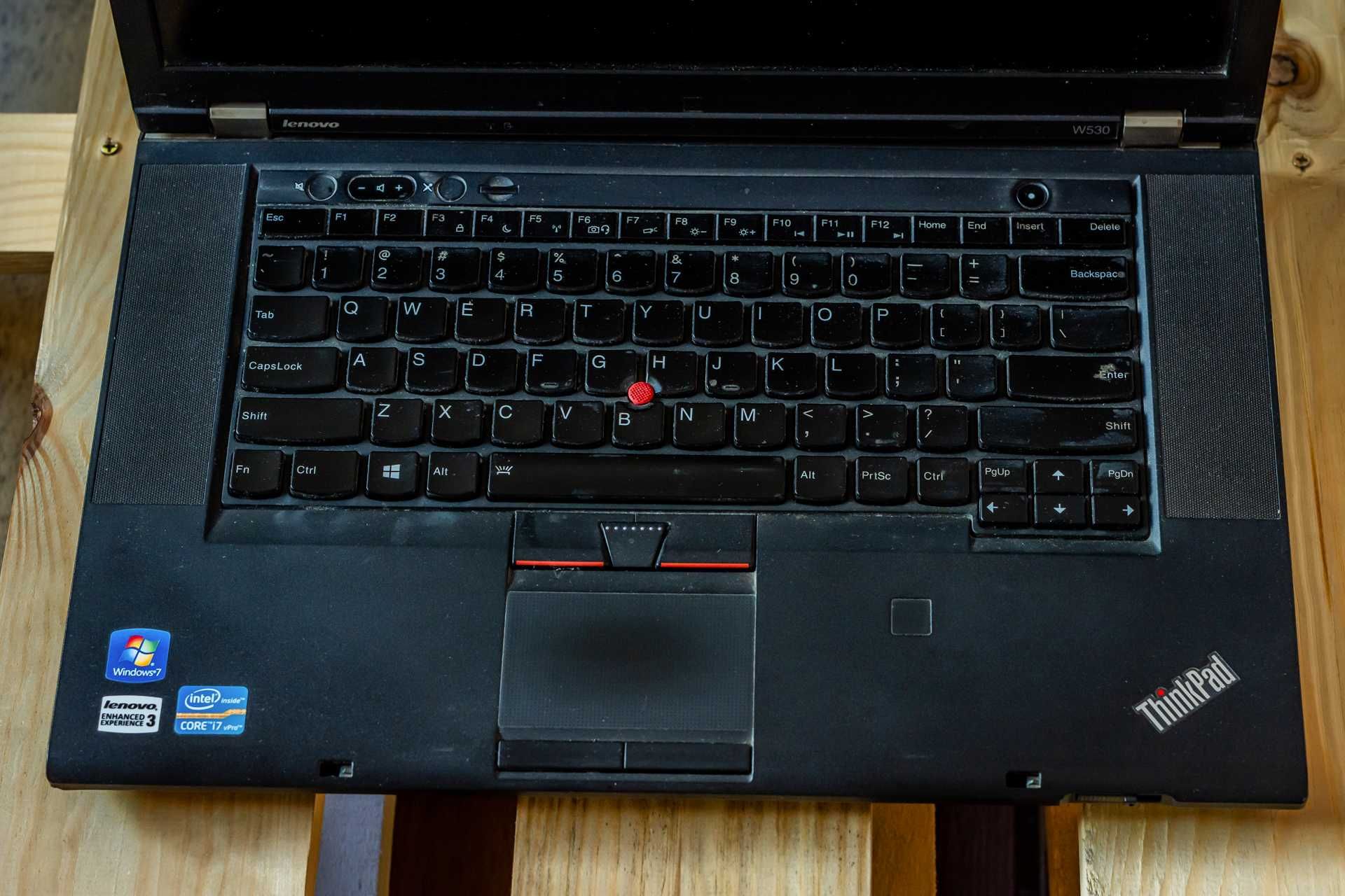 Laptop do gier Lenovo W530 i7, 16GB RAM, SSD 480GB , DVD