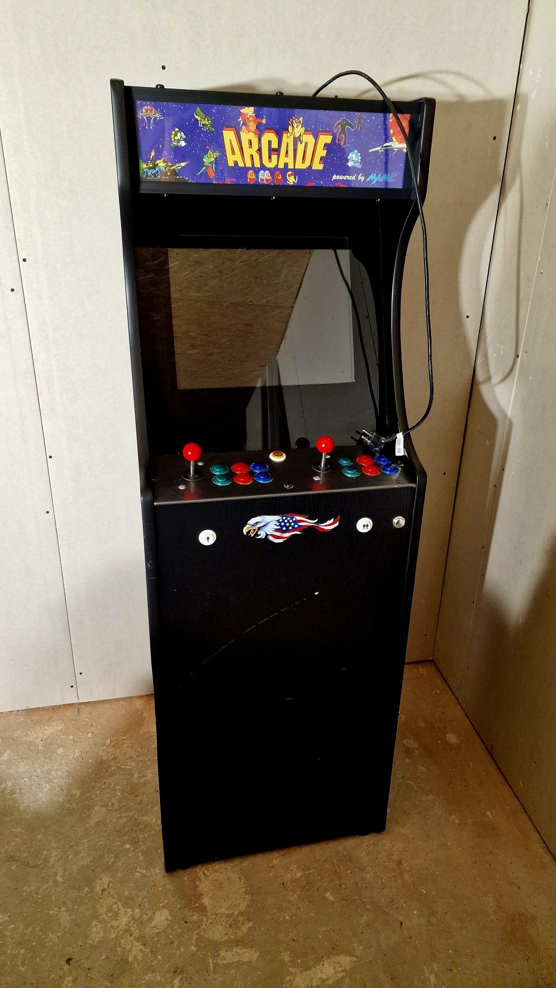 Automat ARCADE dla 1 lub 2 graczy - Gry retro Pacman, Mario itp