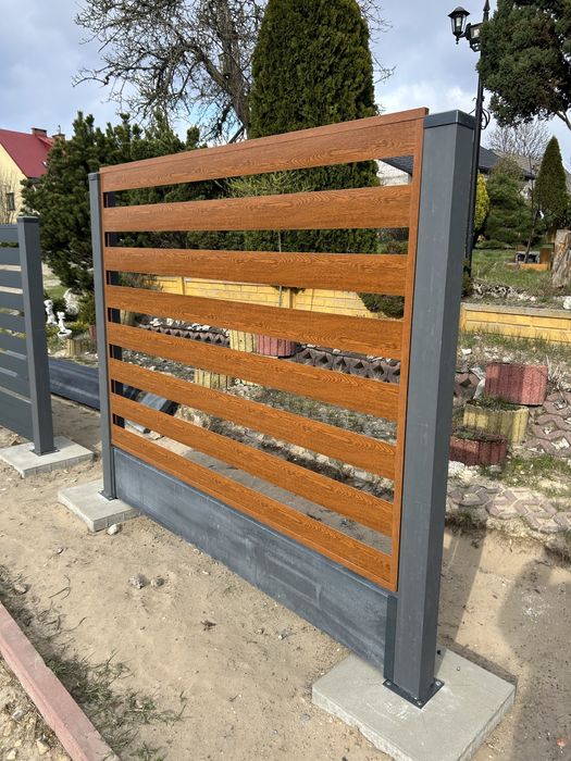 Nowoczesne modułowe przęsła ogrodzeniowe modułowe brama furtka