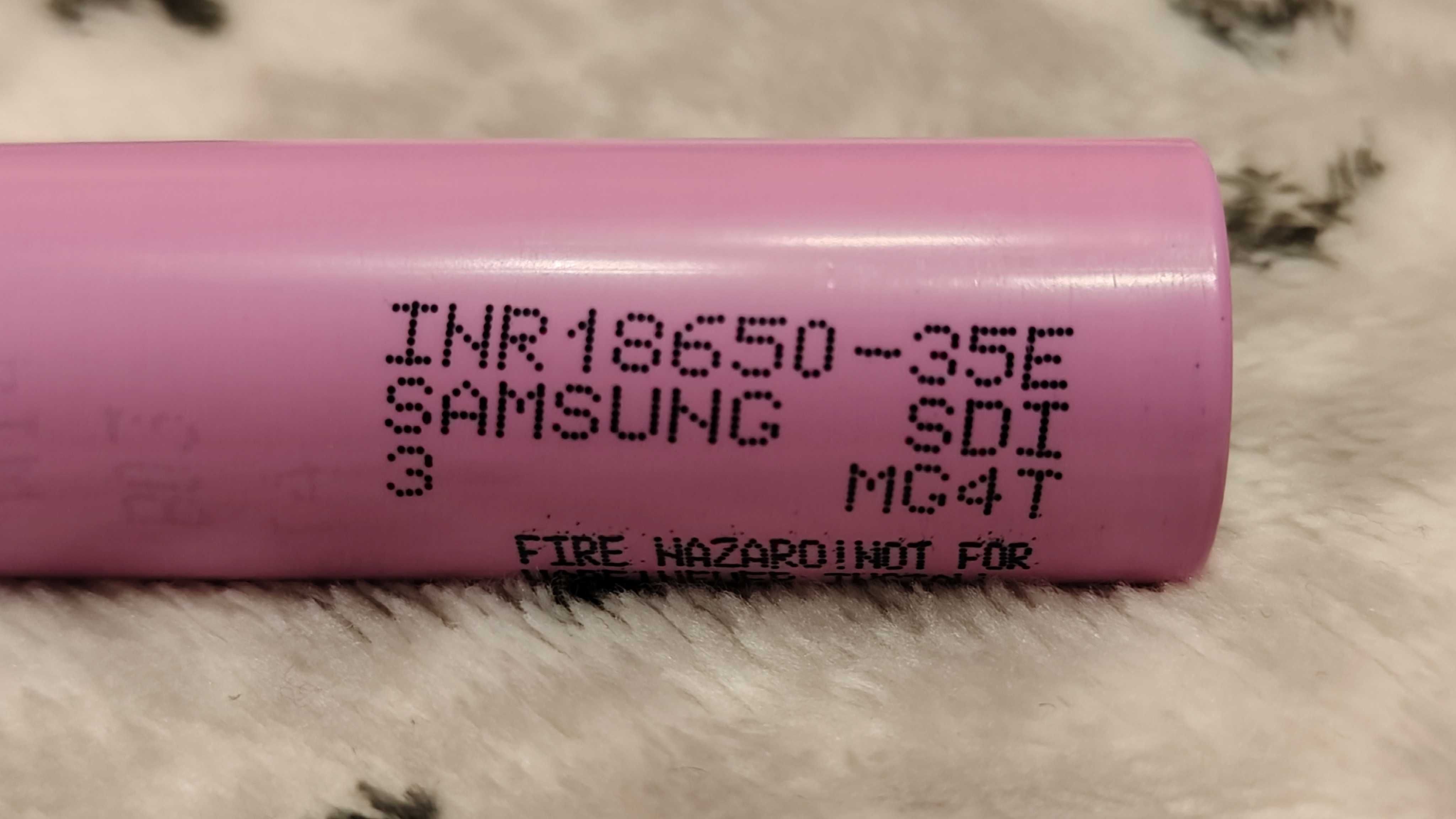 Акумулятор Samsung INR18650-35E 3500mAh Li-ion 3.7V оригінал 18650