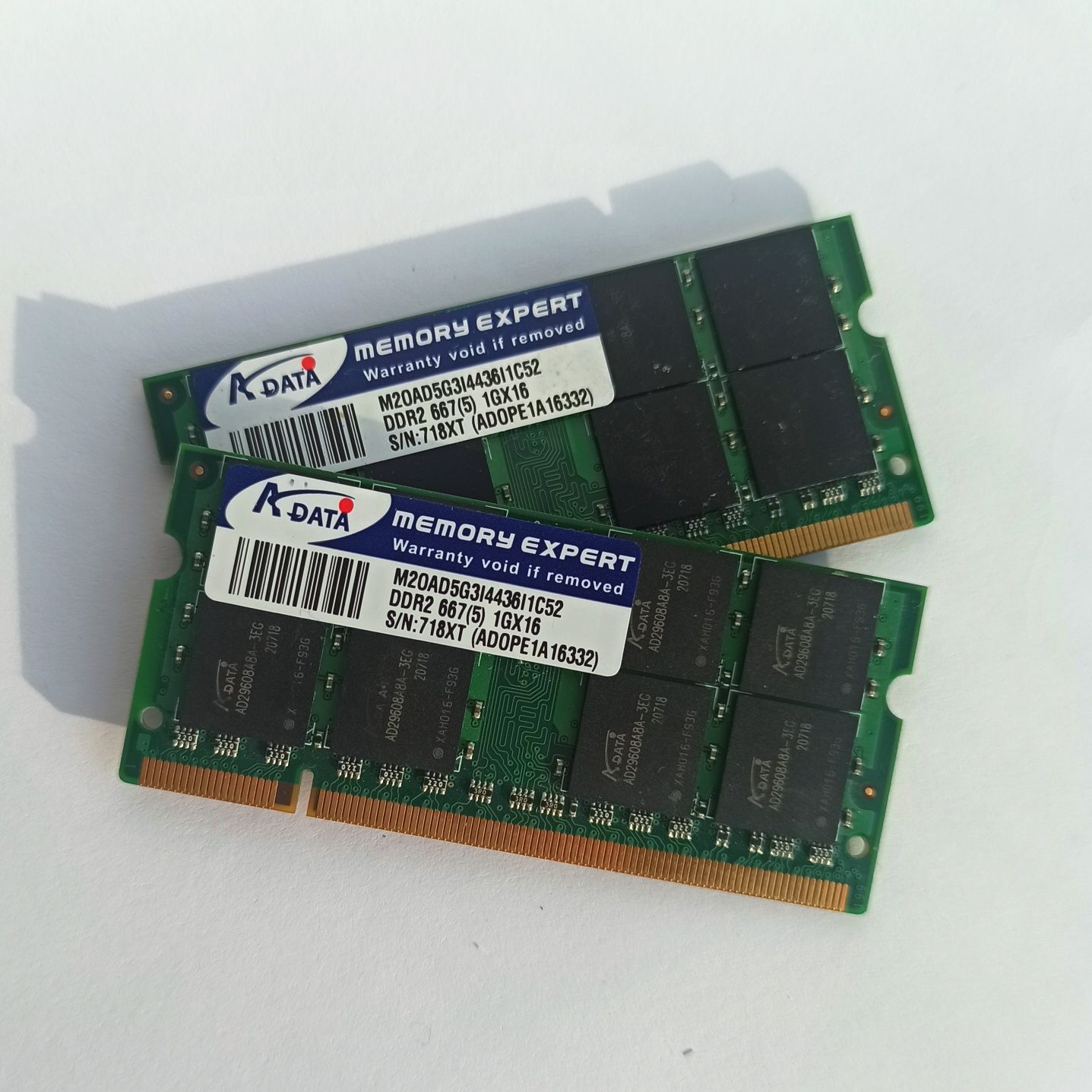 оперативна пам'ять для ноутбука  SODIM ddr2 1 GB