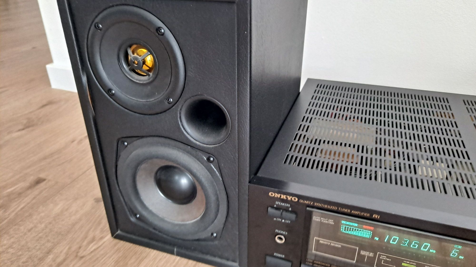 Onkyo 7530 amplituner stereo+kolumny
