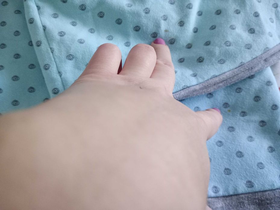Komplet czapka i komin ciepły podwoją dresówka