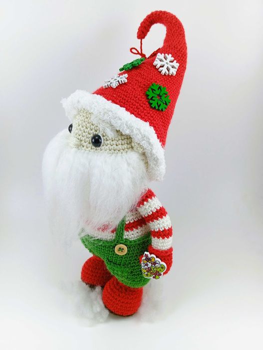 Pai Natal Vermelho Amigurumi