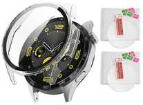 2 X Szkło Hartowane 9H + Etui 2w1 Full do Huawei Watch GT 4 46mm