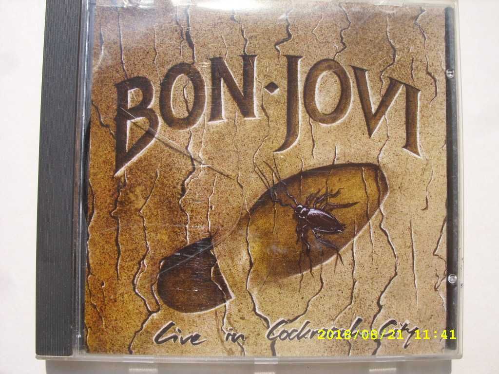 42. Plyta CD;Bon Jovi- Live in cock roach city, 1993 rok.