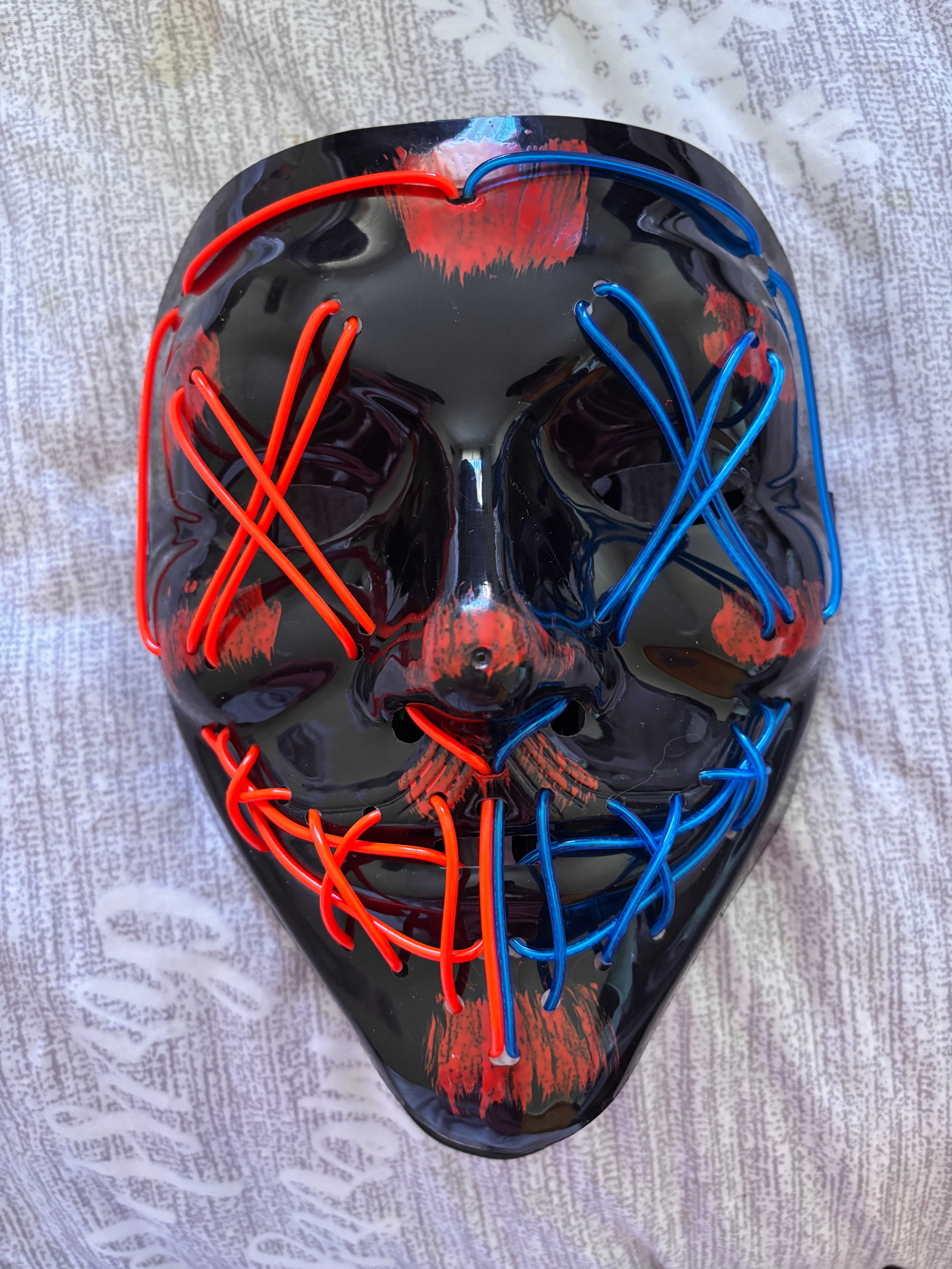 Máscara nova Halloween/Carnaval LED