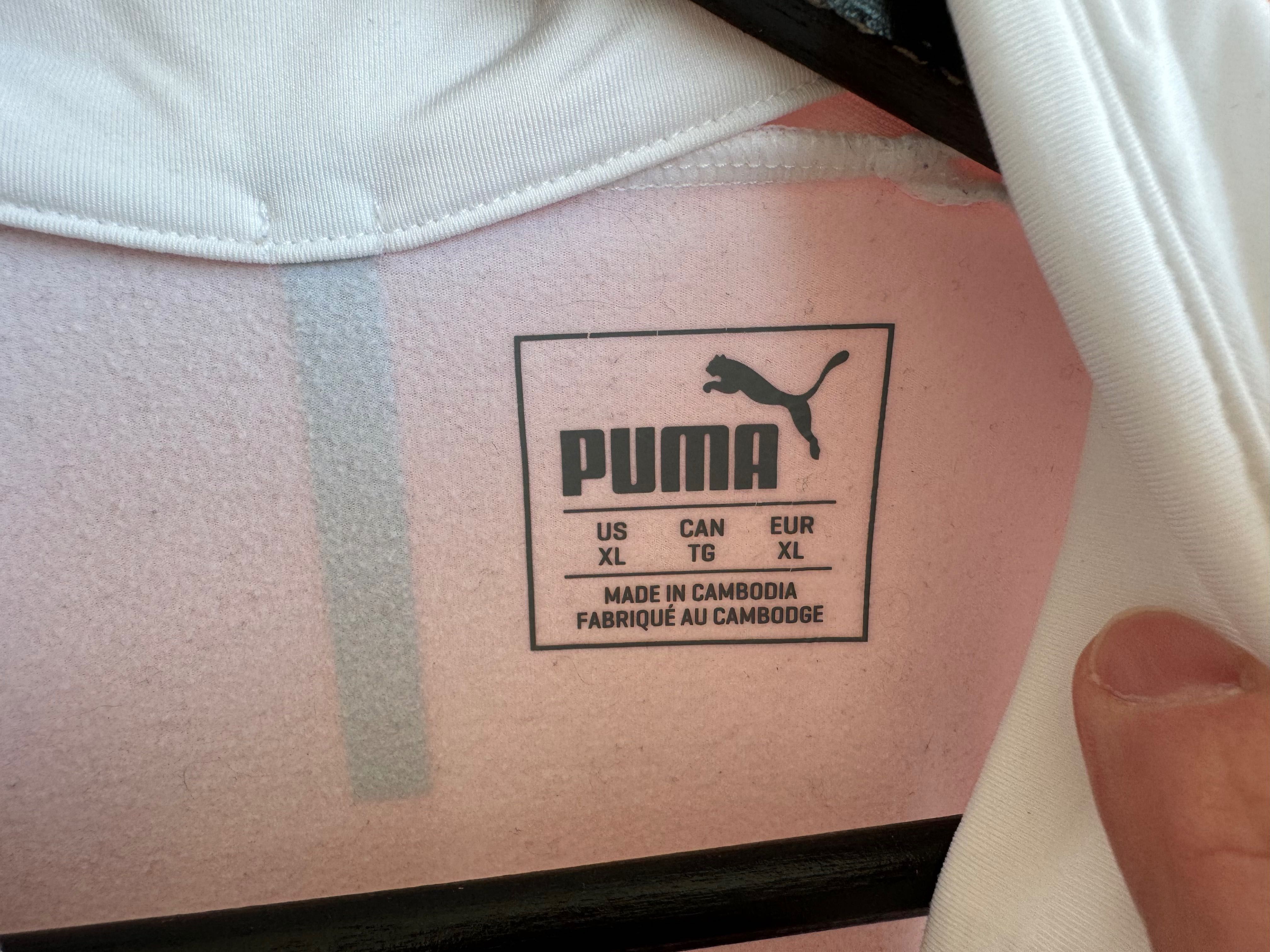 Puma Marseille FC спортивная футбольная кофта лонгслив размер XL