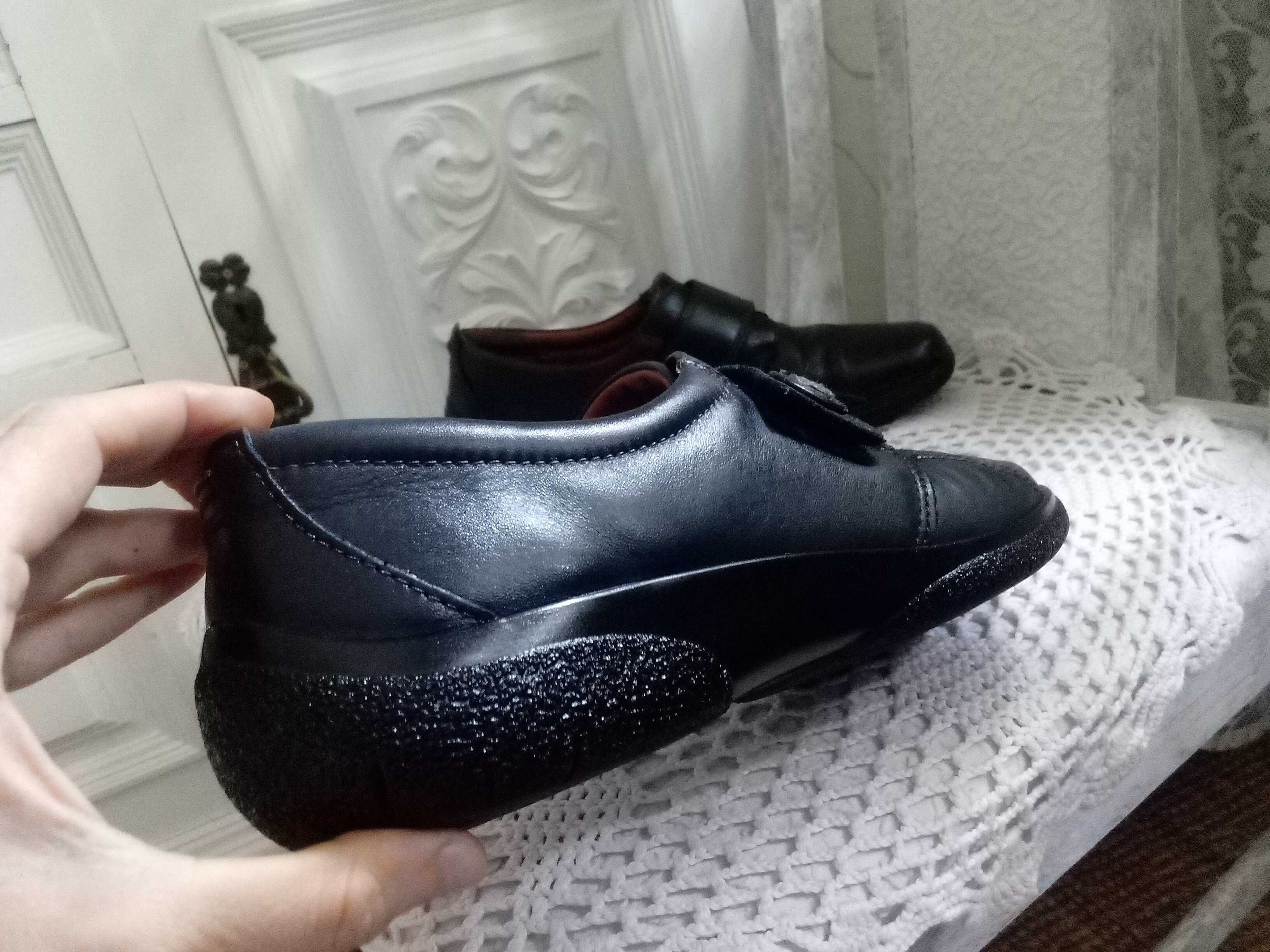 Skórzane angielskie hotter 42 eleganckie buty męskie półbuty pantofle