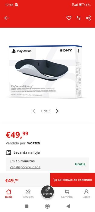 Óculos VR2 ps5 com extras