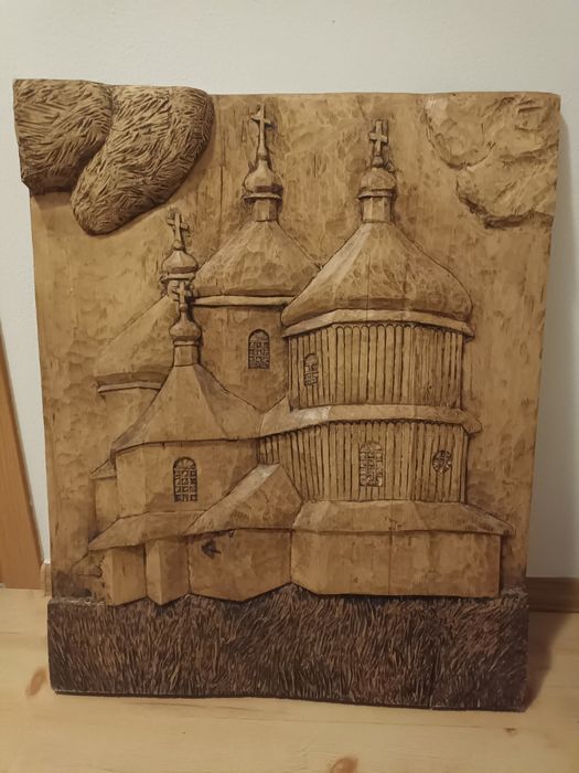 Ręcznie rzeźbiony obraz