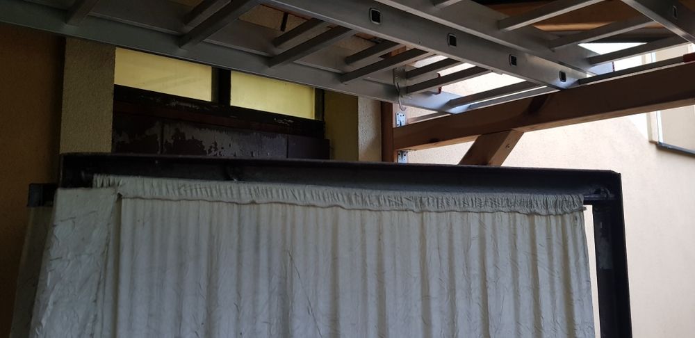 Parawan metalowy do renowacji