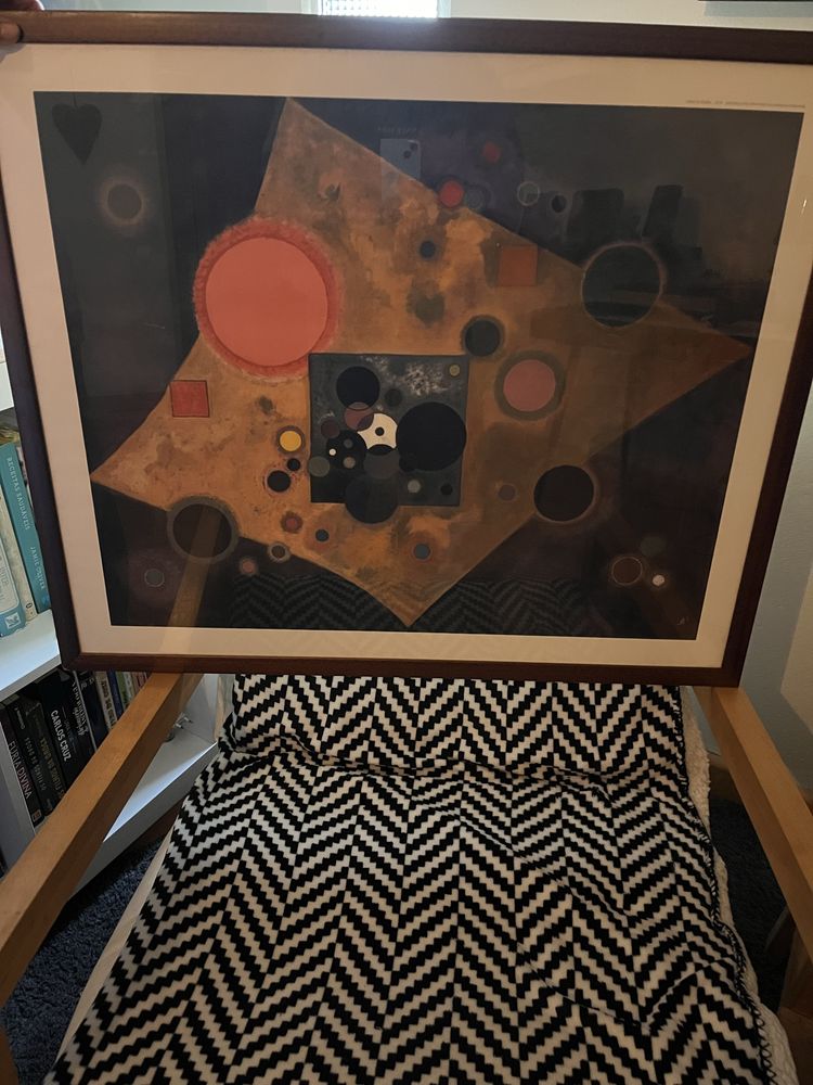 Quadro antigo em perfeito estado