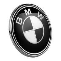 Емблема / значок BMW чорно-біла (74mm)