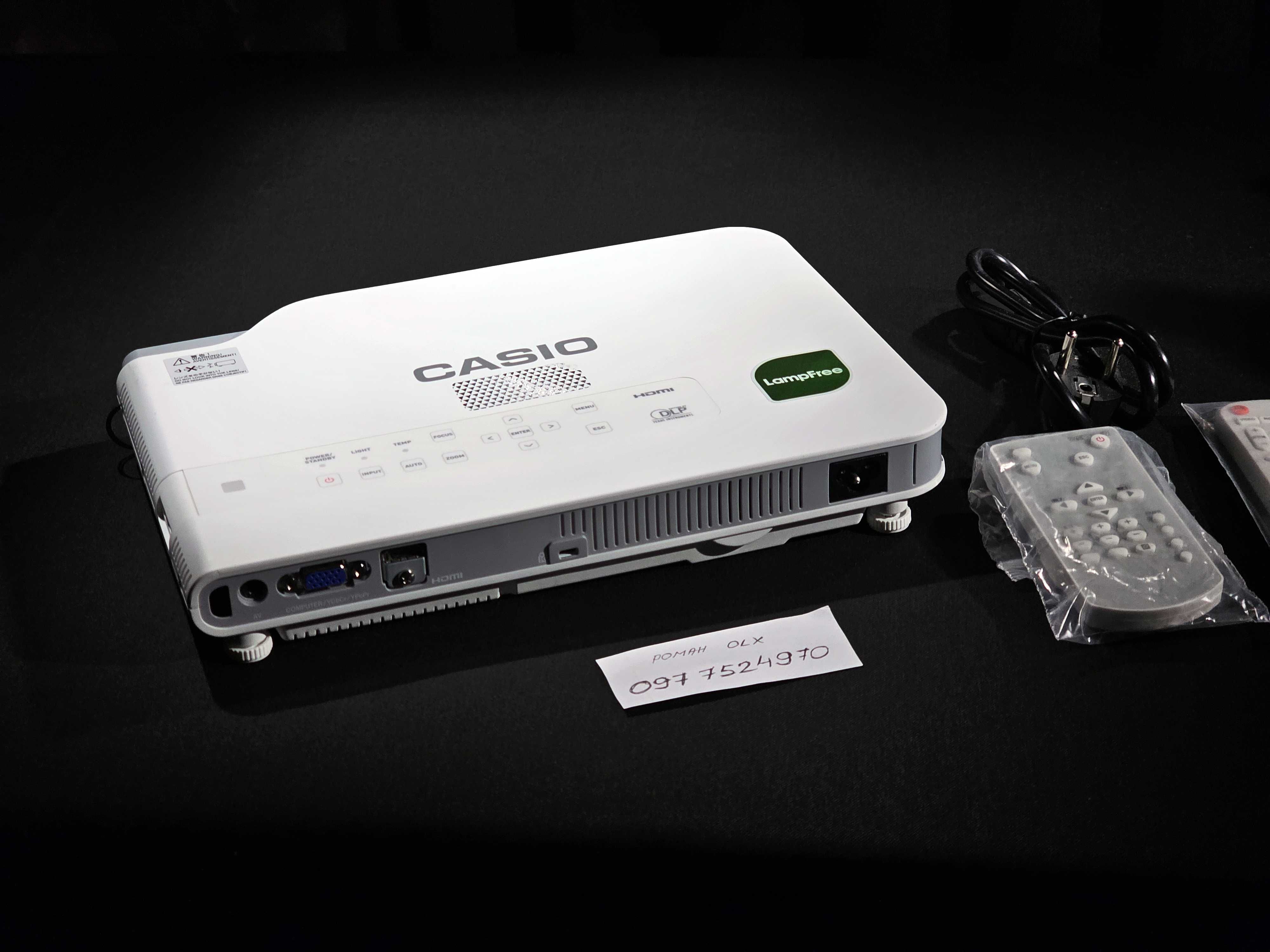 Лазерний, LED кіно проектор CASIO XJ-A241/A242 DLP 2500ANSI WXGA