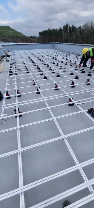 Legary tarasowe pod deskę kompozytową / drewnianą - profile aluminiowe