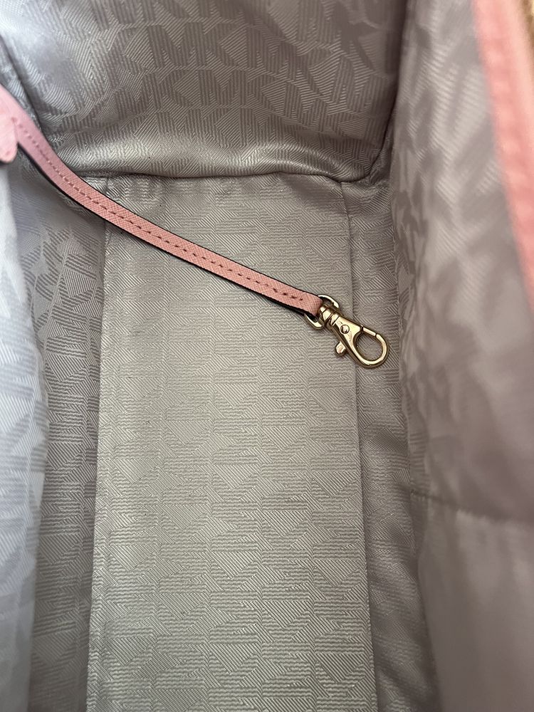 Michael Kors MK torebka selma medium różowa pale pink oryginalna