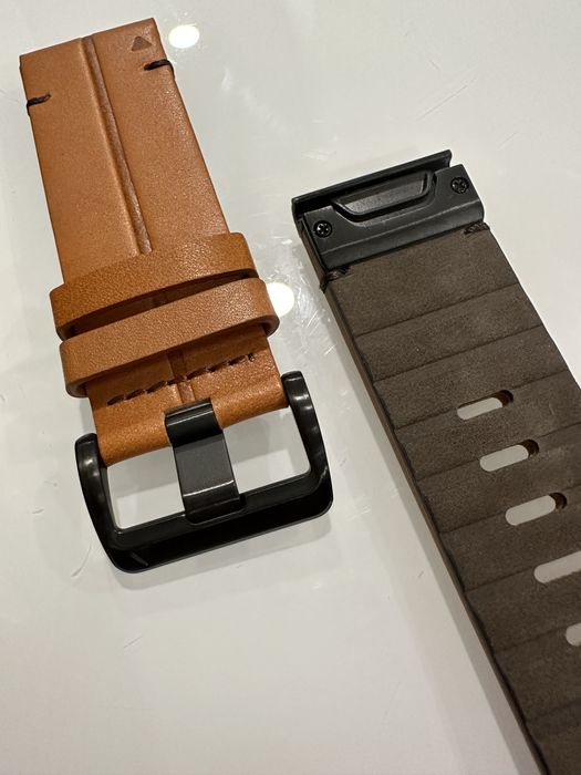 Кожаный ремешок для Garmin Fenix, D2 Tactix, Epix, Enduro - 26 mm