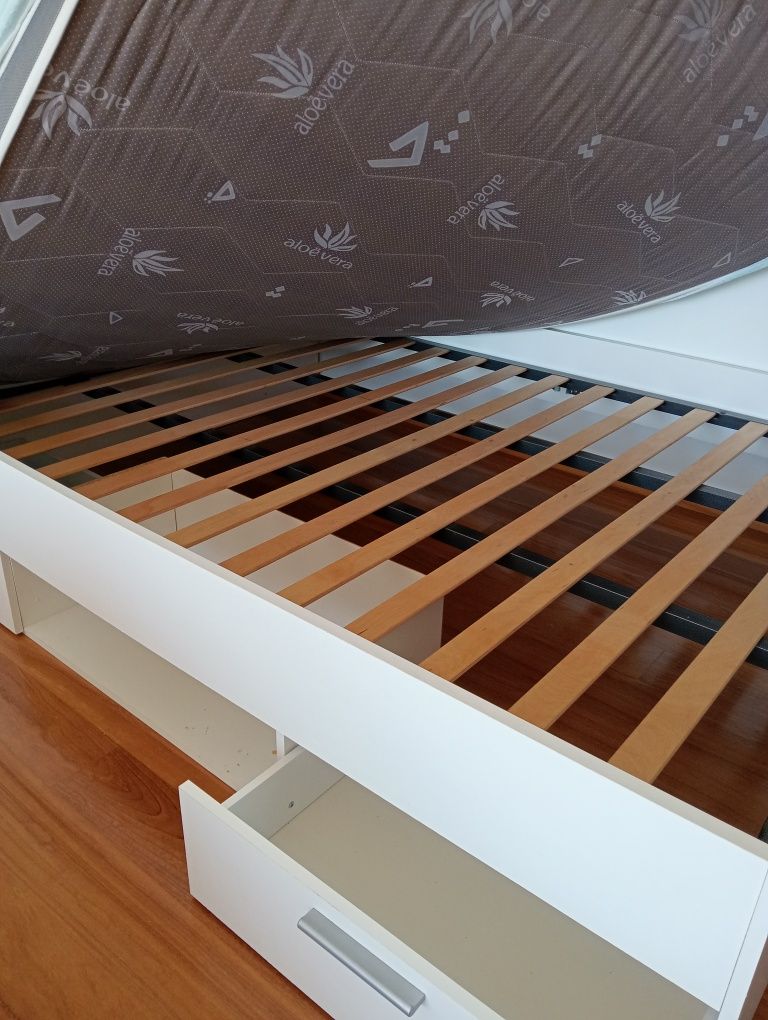 0: URGENTE Cama Estrutura+Estrado (bom estado)
