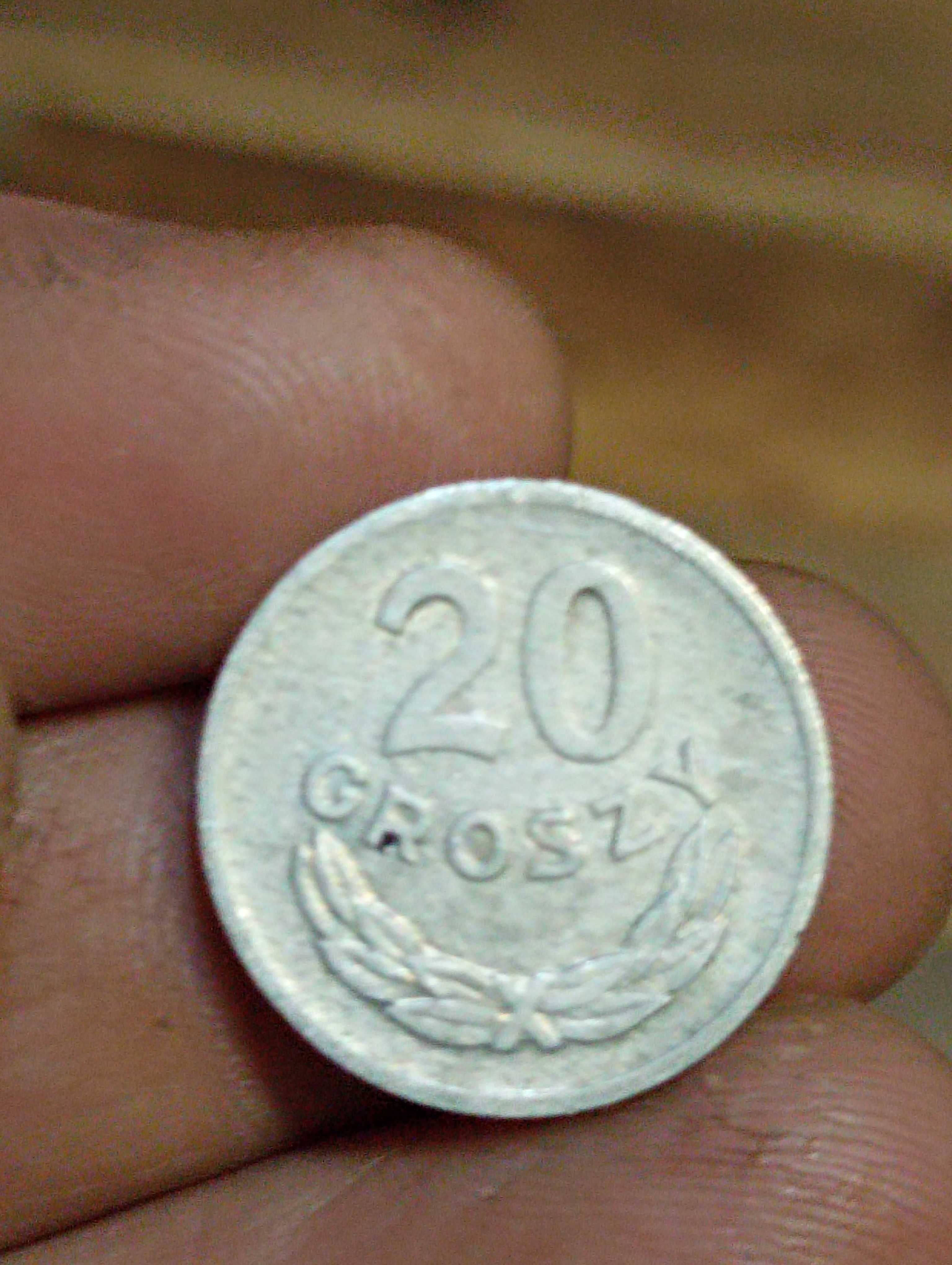 Moneta druga 20 groszy 1973 rok bzm