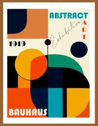 Plakat Bauhaus 1919 | Exhibition Abstract Art [Poster]