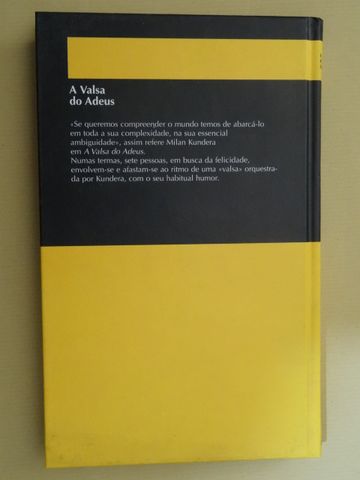 A Valsa do Adeus de Milan Kundera