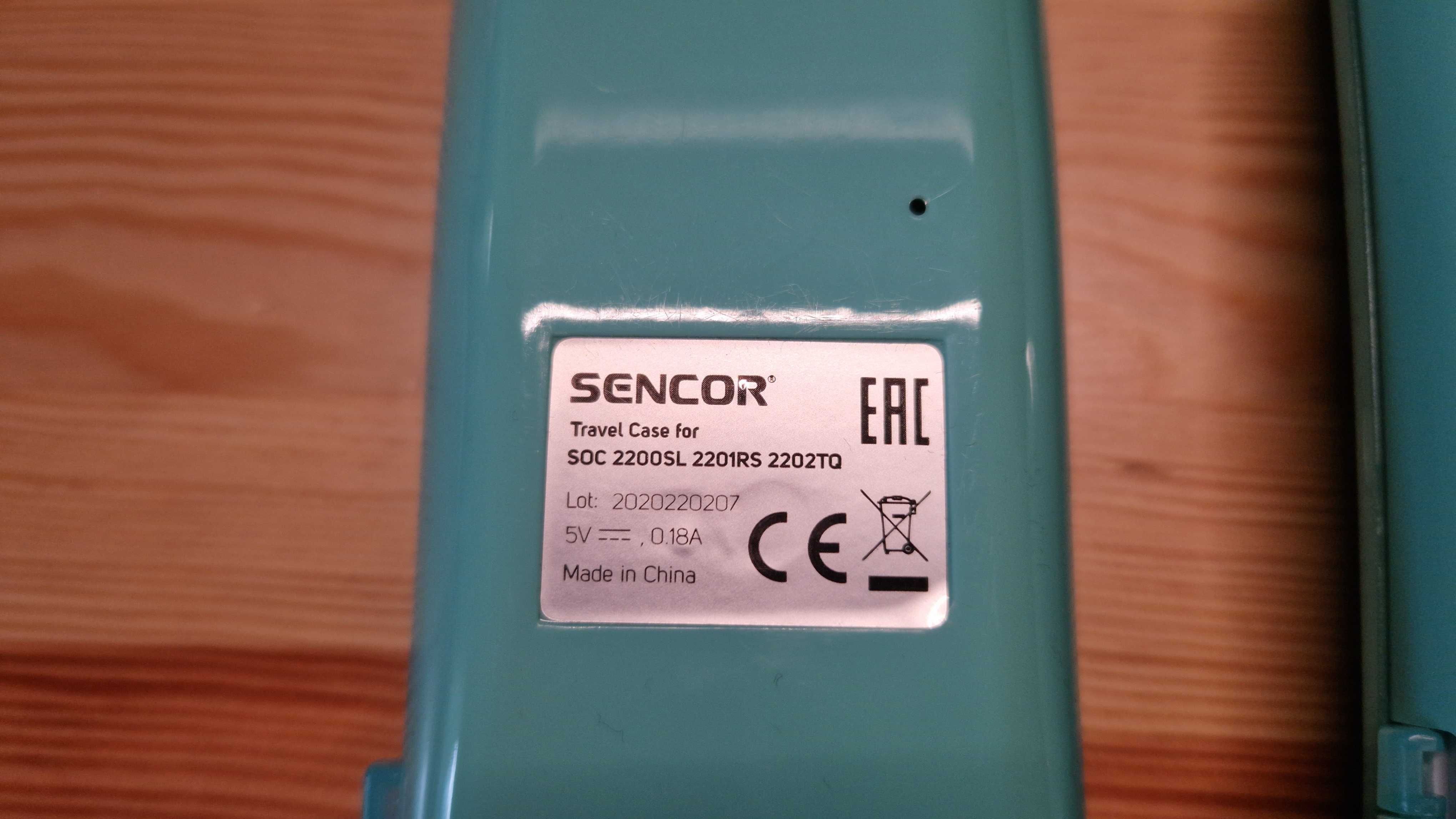 Etui podróżne Sencor Travel Case USB do szczoteczki sonicznej