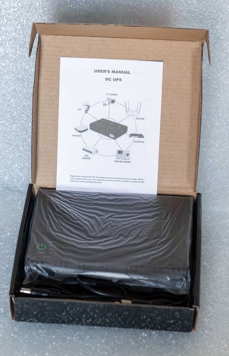 Безперебійник для роутера, камери,  USB 5V/2A, DC 5V/2A, 9V/1A, 12V/1A