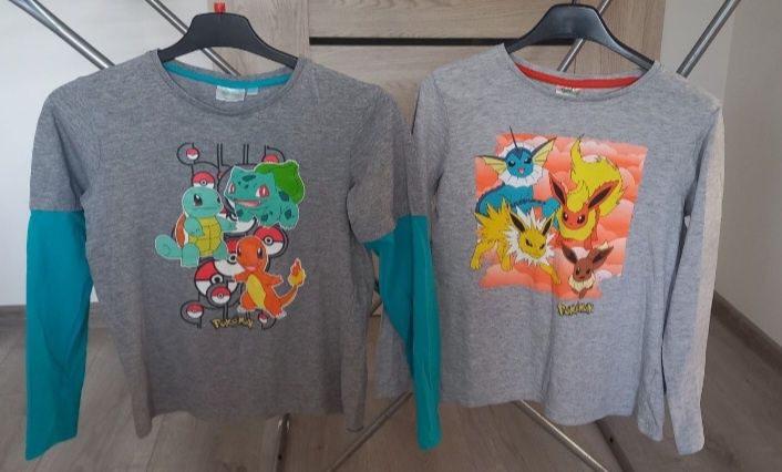 Bluzki Pokemon 2 szt. rozmiar 140