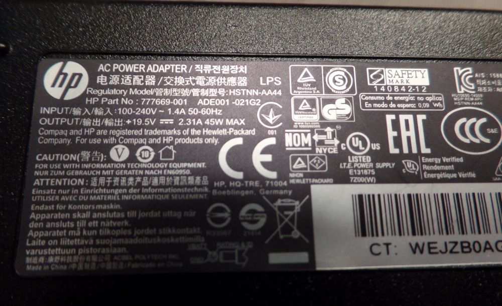 Carregador Original HP (930)